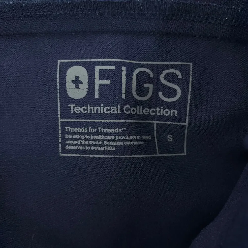 FIGS Scrub Pants Mens Small Navy Technical Collection Stretch